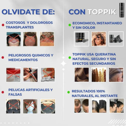 Toppik™ - Tratamiento de Crecimiento Capilar Natural (HOY 2X1)🎁