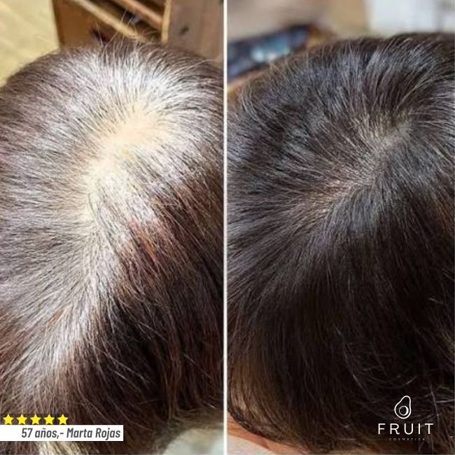 FRUIT® Tinte Natural con Aplicador | Cobertura Total en 5 Minutos