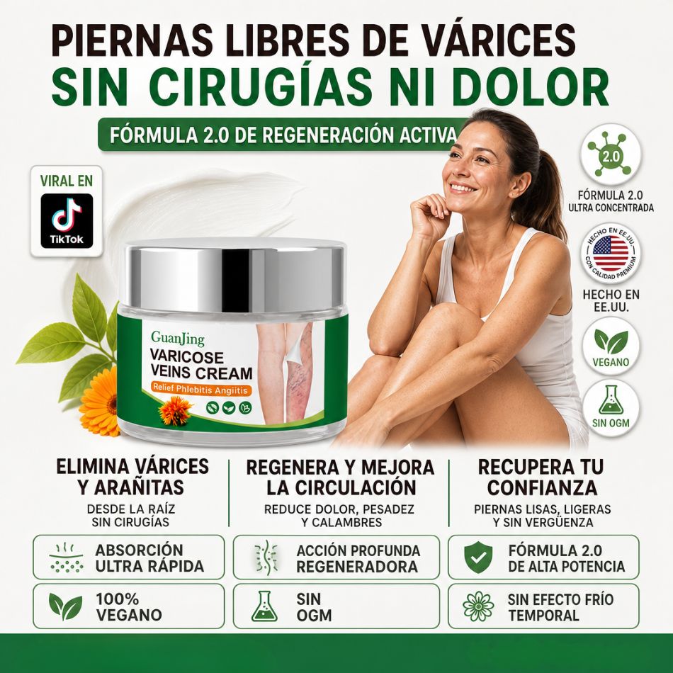 GuanJing® - Tratamiento Natural Eliminador de Varices
