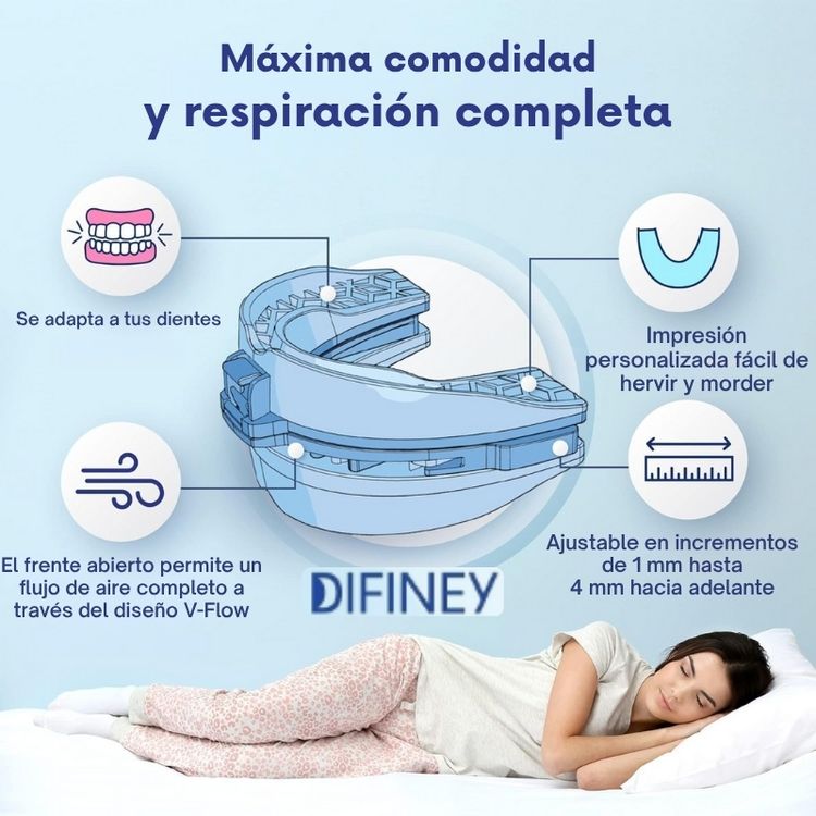 DIFINEY® Antirronquidos Alineador Mandibular 1