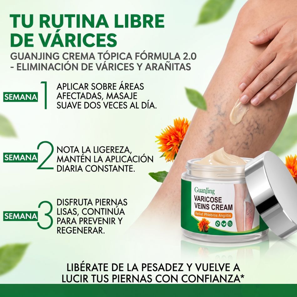 GuanJing® - Tratamiento Natural Eliminador de Varices