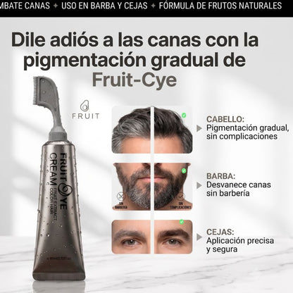 FRUIT® Tinte Natural con Aplicador | Cobertura Total en 5 Minutos