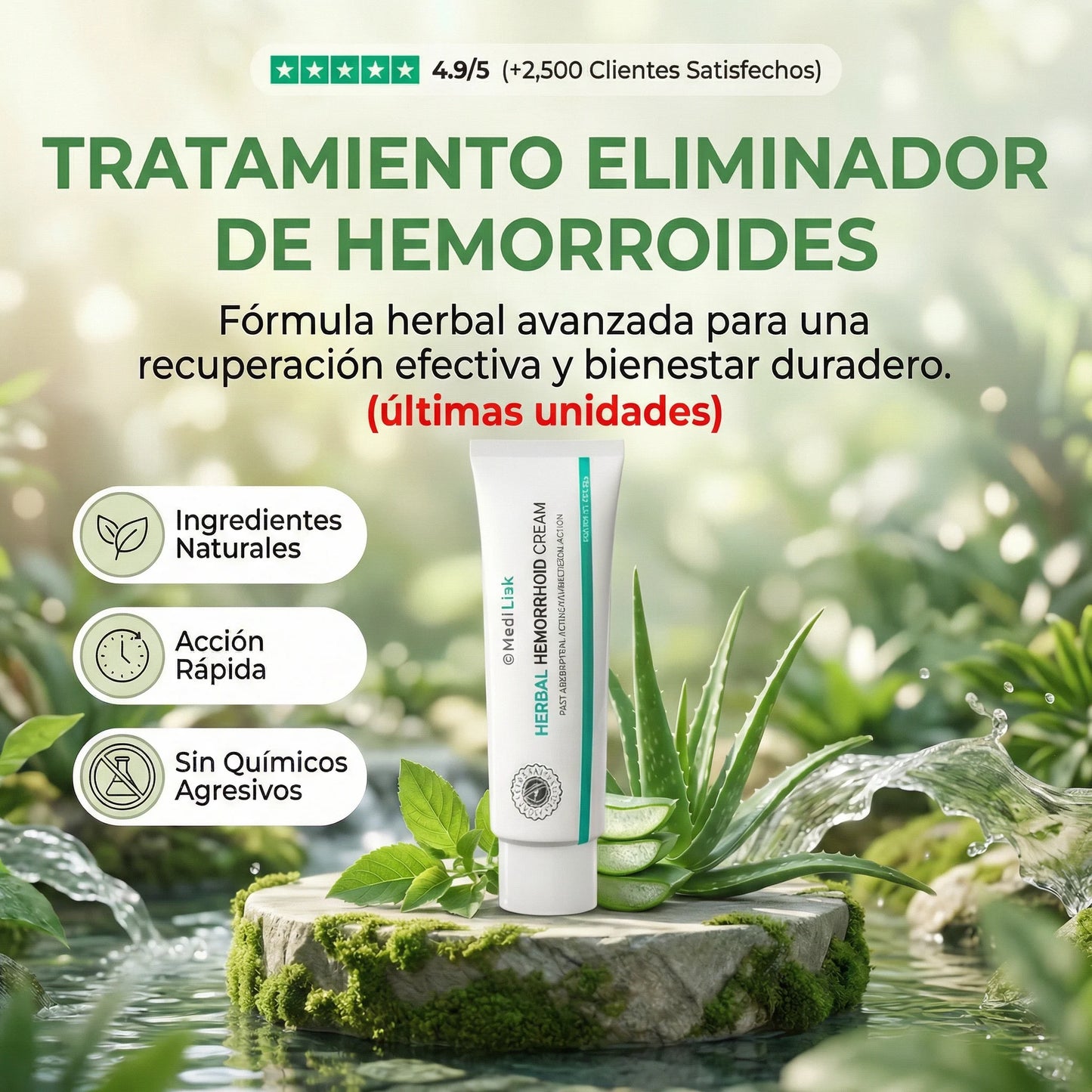 MediLisk® tratamiento eliminador de hemorroides